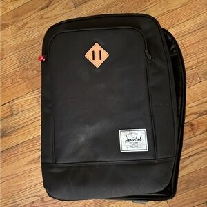 Herschel Supply Company Black and Tan Backpack
